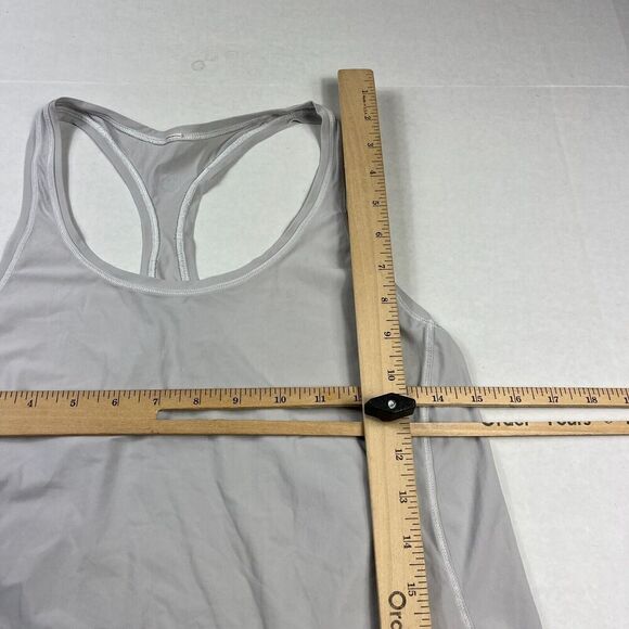 Lululemon Womens Racerback Performance Tank Top Gray Sleeveless Lightweight 4/6 - Picture 7 of 10